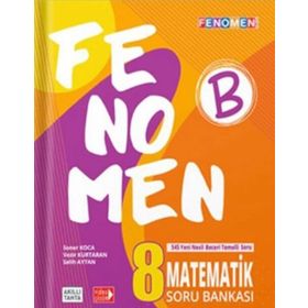 Fenomen Okul Yayınları 8.Sınıf LGS Matematik B Soru Bankası