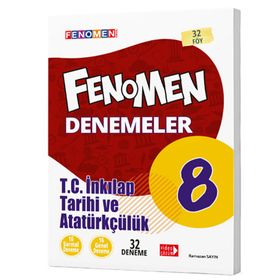 Fenomen Okul Yayınları 8. Sınıf T.C. İnkılap Tarihi ve Atatürkçülük Fenomen Denemeler