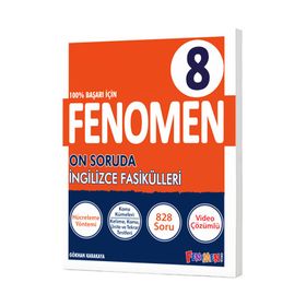 Fenomen Okul Yayınları LGS 4 Fasikül 8. Sınıf On Soruda İngilizce Fasikülleri
