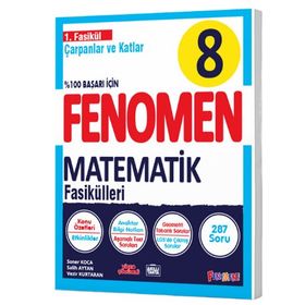 Fenomen Okul Yayınları LGS 8. Sınıf Çarpanlar ve Katlar Matematik 1. Fasikül