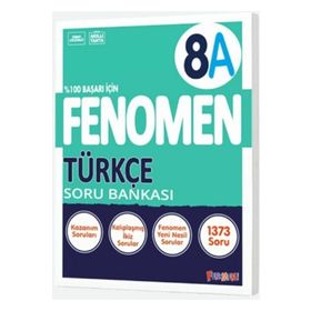 Fenomen Okul Yayınları LGS 8. Sınıf Türkçe A Soru Bankası