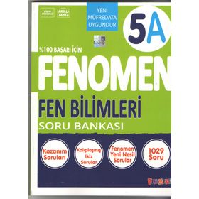 Fenomen Okul Yayınları Video Çözümlü 5. Sınıf 2025 Fen Bilimleri A Soru Bankası