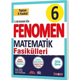 Fenomen Okul Yayınları Video Çözümlü 6. Sınıf Matematik Fasikül Seti