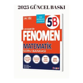 Fenomen Yayınları 5. Sınıf Matematik B Soru Bankası