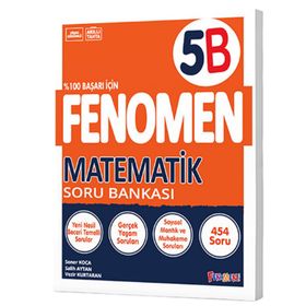 Fenomen Yayınları 5.Sınıf Matematik B Soru Bankası