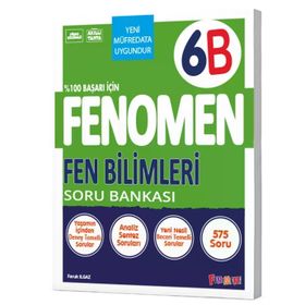Fenomen Yayınları 6. Sınıf Fen Bilimleri B Soru Bankası
