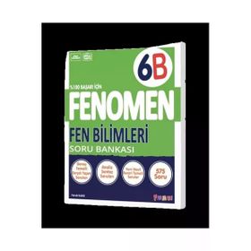 Fenomen Yayınları 6. Sınıf Fen Bilimleri B Soru Bankası