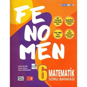 Fenomen Yayınları 6.Sınıf Matematik Soru Bankası
