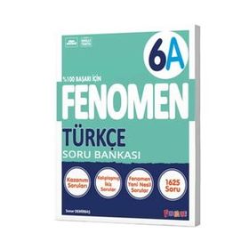 Fenomen Yayınları - 6. Sınıf Türkçe A Soru Bankası