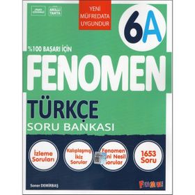 Fenomen Yayınları - 6. Sınıf Türkçe A Soru Bankası