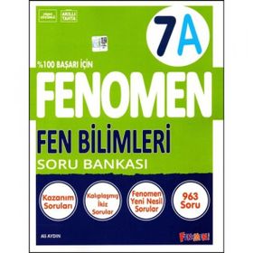 Fenomen Yayınları 7. Sınıf Fen Bilimleri A Soru Bankası