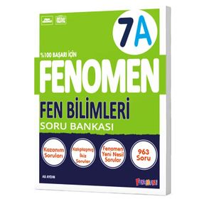 Fenomen Yayınları 7. Sınıf Fen Bilimleri A Soru Bankası