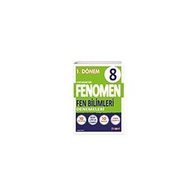 Fenomen Yayınları - 8. Sınıf Fen Bilimleri 1.Dönem Denemeleri