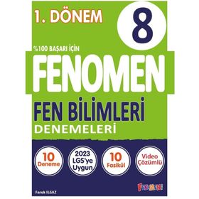 Fenomen Yayınları - 8. Sınıf Fen Bilimleri 1.Dönem Denemeleri