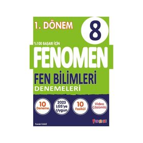Fenomen Yayınları - 8. Sınıf Fen Bilimleri 1.Dönem Denemeleri