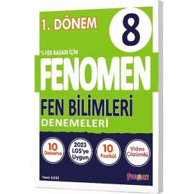 Fenomen Yayınları - 8. Sınıf Fen Bilimleri 1.Dönem Denemeleri