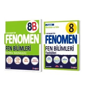 Fenomen Yayınları - 8. Sınıf Fen Bilimleri B Soru Bankası - Fen Bilimleri 1. Fasikül Mevsimler ve İklim 2 Kitap