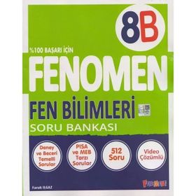 Fenomen Yayınları 8. Sınıf Fen Bilimleri B Soru Bankası