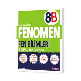 Fenomen Yayınları 8. Sınıf Fen Bilimleri B Soru Bankası