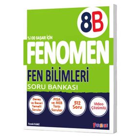 Fenomen Yayınları 8. Sınıf Fen Bilimleri B Soru Bankası
