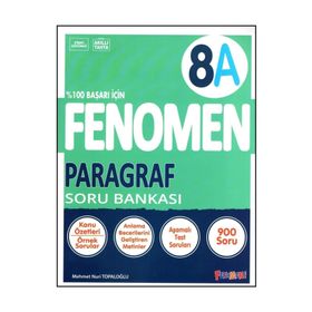 Fenomen Yayınları 8. Sınıf Fenomen A Paragraf Soru Bankası