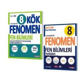 Fenomen Yayınları - 8. Sınıf Kök Fen Bilimleri Soru Bankası - Fen Bilimleri 5. Fasikül Basit Makineler 2 Kitap