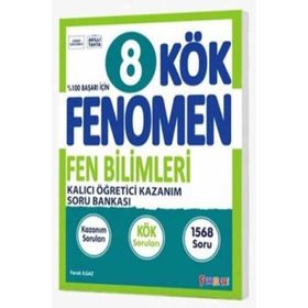 Fenomen Yayınları 8. Sınıf Kök Fen Bilimleri Soru Bankası
