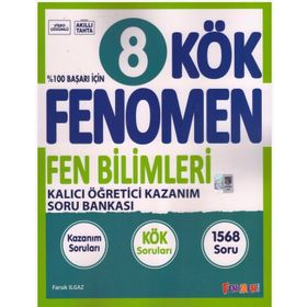 Fenomen Yayınları 8. Sınıf Kök Fen Bilimleri Soru Bankası