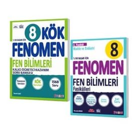 Fenomen Yayınları 8. Sınıf Kök Fen Bilimleri Soru Bankası