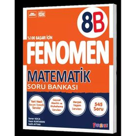 Fenomen Yayınları 8. Sınıf Kök Matematik (B) Soru Bankası