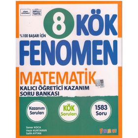 Fenomen Yayınları 8. Sınıf Kök Matematik Soru Bankası