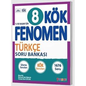 Fenomen Yayınları - 8. Sınıf Kök Türkçe Soru Bankası