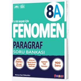 Fenomen Yayınları 8. Sınıf LGS Paragraf A Soru Bankası