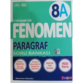 Fenomen Yayınları 8. Sınıf LGS Paragraf A Soru Bankası