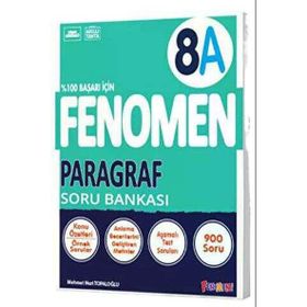 Fenomen Yayınları 8. Sınıf LGS Paragraf A Soru Bankası
