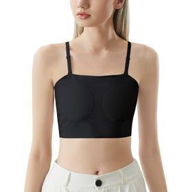 Feoya Tank Top Slim Fit Cosplay 02-Siyah Spor Kadın Büstiyer