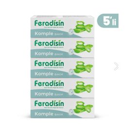 Feradisin Komple Bakım 5x90 gr Diş Macunu
