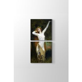 Ferdinand Leeke - Bacchante Tablosu