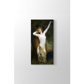 Ferdinand Leeke - Bacchante Tablosu