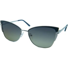 Ferfarini FF 1474 400P 55 Cat Eye Gri Metal Kadın Güneş Gözlüğü