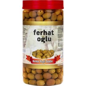 Ferhatoğlu 1 kg Yeşil Kırma Zeytin