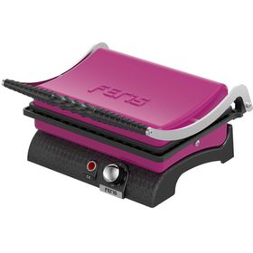 Feris FT3011 2000 W 8 Adet Pişirme Kapasiteli Teflon Çıkarılabilir Plakalı Izgara ve Tost Makinesi Mor