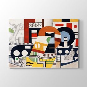 Fernand Leger - Le Remorqueur Tablosu