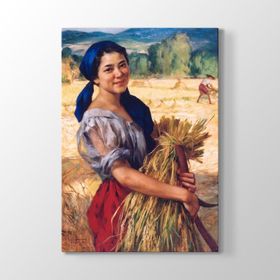 Fernando Amorsolo - Palay Maiden Tablosu