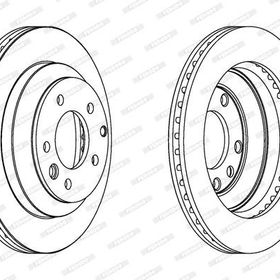 Ferodo DDF1580C Arka Fren Aynası