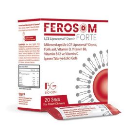 Ferosom Forte Lipozomal Demir 20 Saşe