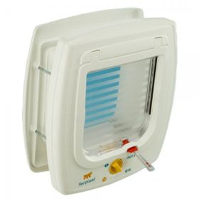 Ferplast 22x10x25 cm Beyaz Swing 7 Manyetik Kedi Kapısı