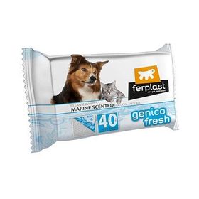 Ferplast 40'lı Genico Fresh Okyanus Ferahlığı Kedi Köpek Temizlik Mendili