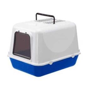 Ferplast 50x37x35 cm Clear Cat 20 Kapalı Siyah Kedi Tuvaleti