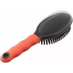 Ferplast 6x22 cm Gro Plastik Saplı Çift Taraflı Kedi ve Köpek Tarama Fırçası